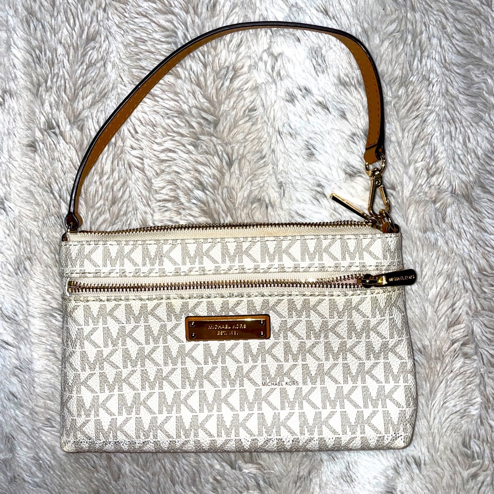 Michael Kors Large Logo Wristlet.